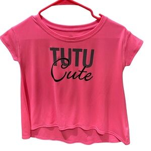 NWOT Champion "Tutu Cute" pink t-shirt